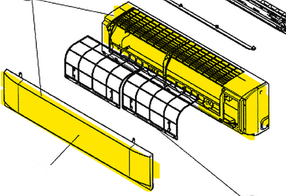 4016045 - PANNELLO FRONTALE UNITA' INTERNA