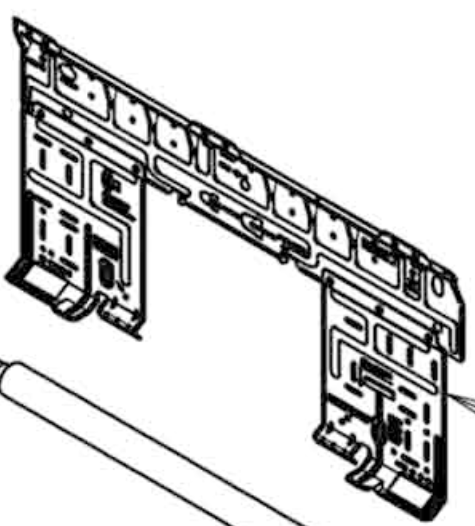 4023898 - PIASTRA DI MONTAGGIO UNITA' INTERNA