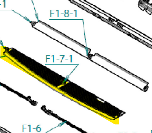 5012468 - ALETTA DEFLETTORE ORIZZONTALE GRANDE