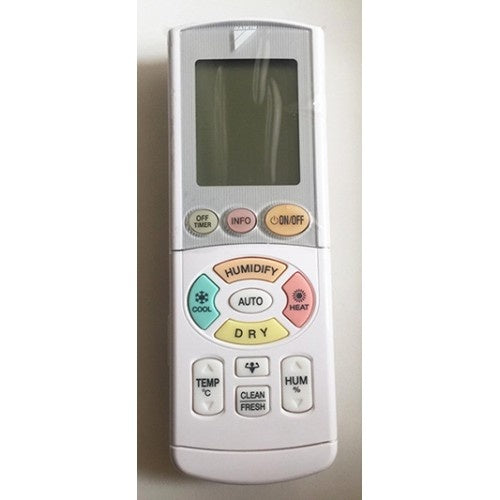 HQRP Mando a Distancia Universal Compatible con Daewoo DAIKIN DAJINXING DAKE DAOTIAN DELONGHI DUNAN DONGXIA y Otros Climatizadores de Pared HQRP Mando a Distancia Universal Compatible con Daewoo DAIKIN DAJINXING DAKE DAOTIAN DELONGHI DUNAN DONGXIA y Otros Climatizadores de Pared