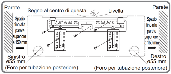 5012218 - PIASTRA DI MONTAGGIO UNITA' INTERNA