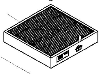 KAFP080B4 - FILTRO HEPA ANTIPOLVERE