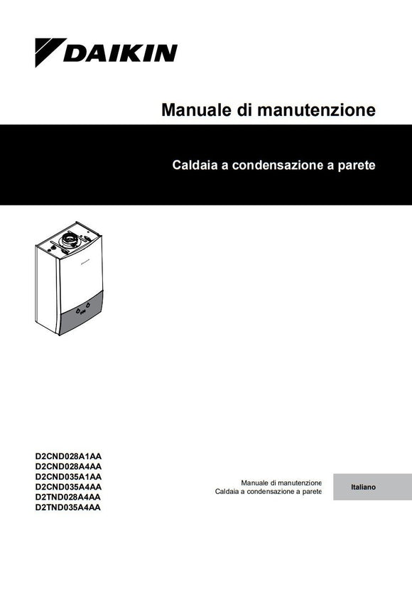 MANUALE DI MANUTENZIONE D2C & D2T - 28,35 kW