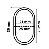 2253716 - TAPPO SCARICO CONDENSA UNITA' ESTERNA OVALE