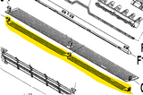 1699845 - ALETTA DEFLETTORE ORIZZONTALE PICCOLA