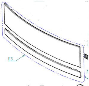 5016303 - PANNELLO FRONTALE EMURA BIANCO