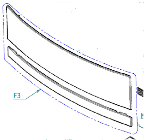 5016303 - PANNELLO FRONTALE EMURA BIANCO