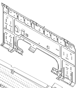 5016266 - PIASTRA DI MONTAGGIO UNITA' INTERNA